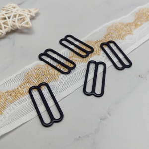 Accessoires de réglage pour lingerie : Anneaux de soutien-gorge colorés, clips coulissants, fermoirs, crochets 10, 20, 30 mm, anneaux de soutien-gorge en métal, 8 crochets coulissants - Product Image 4