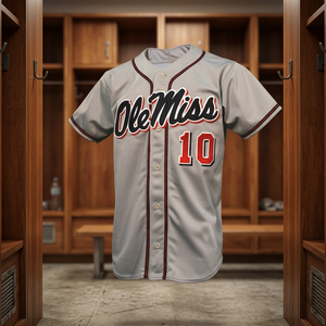 Custom Applique Embroidered Breathable Plus Size Baseball Jersey Tackle Twill Name/Numbering 100% Polyester Men's - Product Image 2