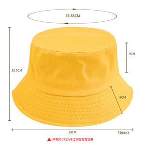 หมวกถังฤดูร้อนอินเทรนด์ผ้าฝ้ายหมวกอาทิตย์สําหรับชายหาดตกปลาวันหยุดกลางแจ้ง Boonie สําหรับผู้ชายและผู้หญิง - Product Image 4
