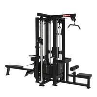 Système de fitness professionnel combiné 4 stations, équipement d'entraînement de force complet pour la maison et usage commercial