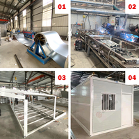 Maison préfabriquée en acier portable standard, bureau mobile, conteneur pliable extensible de 20 pieds pour salle d'activités