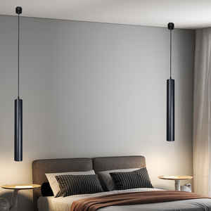 Lámpara Colgante Moderna <span class=keywords><strong>de</strong></span> Superficie GU10, Lámpara Colgante Cilíndrica, Lámpara LED <span class=keywords><strong>de</strong></span> Tubo Largo, Iluminación para Comedor, Bar, Cafetería - Product Image 5