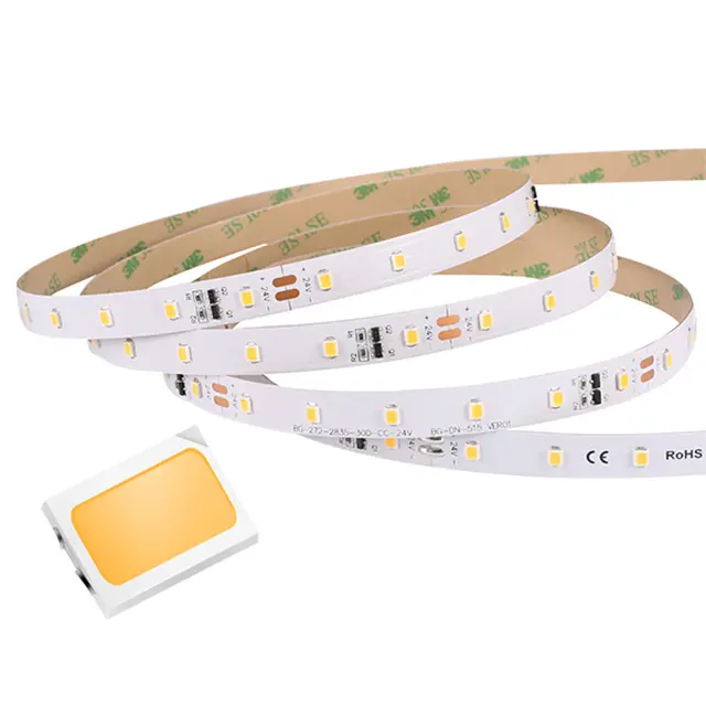 10m 20m 30m per roll 2835 led strip DC24V 6w PCB 10mm LED flexible strip waterproof led light strip