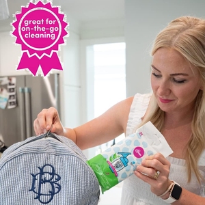 Vente en gros de lingettes pour bébé en bambou biodégradables en <span class=keywords><strong>coton</strong></span> doux et emballables OEM lingettes parfumées pour tire-lait et sucette - Product Image 2