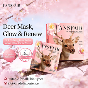 Mascarilla facial popular con patente, con nicotinamida cartilaginosa, precio personalizado, mascarilla facial hidratante luminosa con extracto de cuerno de ciervo. - Product Image 2