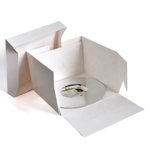 High Quality Custom Square White Cake <b>Box</b> with Separate Lid Embossed High Glossy Lamination Packaging - Product Image 6
