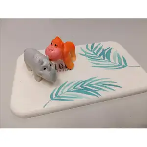 Figura educativa de plástico suave en 3D para niños, juguete de cápsula de animales salvajes de Safari, jungla, Kawaii