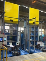 Presse de vulcanisation de pneus pleins haute précision avec moteur et boîte de vitesses pour la fabrication de pneus de chariots élévateurs, contrôle PLC écologique