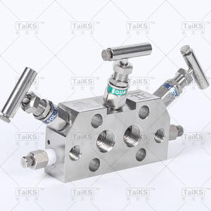 Pressure-Resistant Three-<b>Valve</b> Manifold Stainless Steel <b>Needle</b> <b>Valve</b> Integrated T-Type High-Pressure Pressure Transmitter - Product Image 1