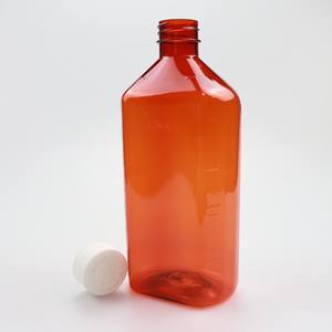 16オンスの咳止めシロップ処方薬用液体医薬品PETボトル（チャイルドレジスタントキャップ付き） - Product Image 2