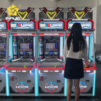 EasyPlay ONE CLICK OPERATE Simulador Pantalla Escaneo de código QR Operado por monedas Modo dual Resolución de 1024x600 para uso comercial