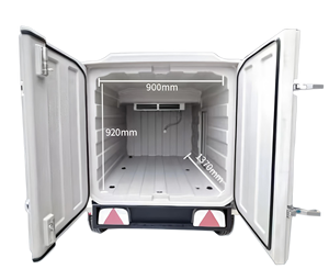 Scooter électrique frigorifique à trois roues, conteneur à double température, portable, pour camping-car, chaîne du froid extérieure, pour la dernière mile - Product Image 2