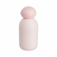 Flacon de voyage portable de 100 ml, flacon cosmétique en PE compressible avec couvercle à rabat anti-fuite pour shampoing, lotion pour le corps