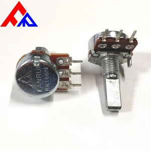 โพเทนชิโอมิเตอร์แบบหมุนปรับได้ WH148 แบบ 3 ขา ปลายคาร์บอนฟิล์ม โพเทนชิโอมิเตอร์สำหรับเกม - Product Image 3