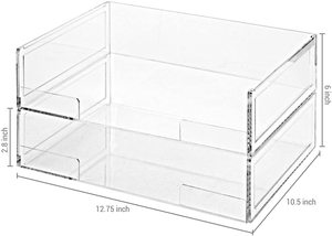 Dọc <span class=keywords><strong>LEVER</strong></span> <span class=keywords><strong>Arch</strong></span> tập tin A4 PVC lưu trữ nhựa acrylic box tập tin cho văn phòng - Product Image 2