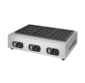 Parrilla Eléctrica Comercial <span class=keywords><strong>de</strong></span> 6KW <span class=keywords><strong>con</strong></span> 3 Cabezales para Takoyaki y Bolas <span class=keywords><strong>de</strong></span> Pescado, Máquina <span class=keywords><strong>de</strong></span> Snacks <span class=keywords><strong>de</strong></span> Acero Inoxidable para Negocios <span class=keywords><strong>de</strong></span> Comida Callejera - Product Image 2