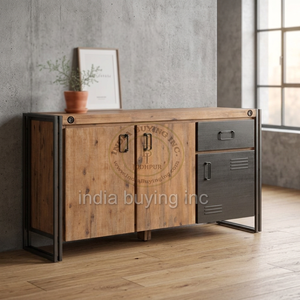 Mueble Industrial de estilo Retro para sala de estar, mueble de diseño rústico - Product Image 2