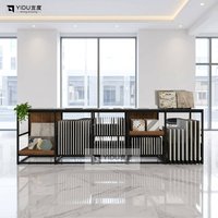 Présentoir modulaire personnalisé pour carreaux, îlot de sol en métal, support d'échantillons, système de rangement pour salle d'exposition, présentoir pour céramique, marbre et pierre