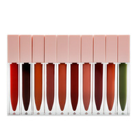 Rouge à lèvres liquide végétalien minéral mat, gloss repulpant hydratant Halal, waterproof longue tenue, anti-décoloration, anti-transfert