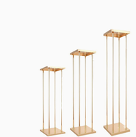 Support de décoration de mariage en métal détachable, colonne florale haute pour allée de cérémonie, centre de table pour banquets et fêtes