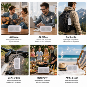 ลำโพงไร้สายพกพา ของขวัญส่งเสริมการขาย กันน้ำ IPX5 เสียงเบสหนัก เชื่อมต่อคู่ ของขวัญสำหรับผู้ใหญ่ ผู้ชาย ผู้หญิง วัยรุ่น - Product Image 5