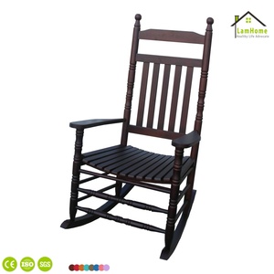 <span class=keywords><strong>Fauteuil</strong></span> à bascule robuste en bois de peuplier pour intérieur, style ferme haut de gamme, mobilier de maison pour chambre à coucher, loisirs, détente, confort et repos - Product Image 3