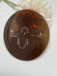 Gafas de Sol de color espejo 1,67 lentes graduadas progresivas tinte polarizado marrón lentes oftálmicas - Product Image 2