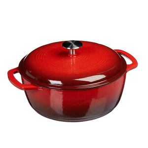 6 QT Trắng tráng men gang Hà Lan lò - Product Image 6