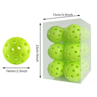 Fabricants professionnels de balles de pickleball dures approuvées par l'USAPA, résistantes aux fissures par temps froid, balles de pickleball 40 trous pour l'extérieur