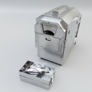 Machine à torréfier les cacahuètes électriques à petite échelle, <span class=keywords><strong>prix</strong></span> imbattable, construction en acier inoxydable, fonctionnement écoénergétique pour boulangerie - Product Image 1