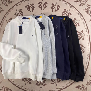 Felpa Girocollo Oversize in Cotone Puro 520g con Logo Applicato Tinta Unita, Ricamo 3D e Tasca Effetto Acido - Product Image 2