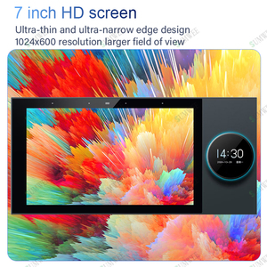 <span class=keywords><strong>7</strong></span> pouces Android 11 Tuya panneau de commande intelligent lecteur de musique USB Zigbee intégré électrique écran tactile Audio amplificateur mural - Product Image 2