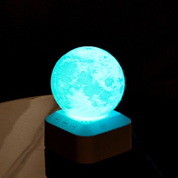 Nouvelle Arrivée 2025 Lampe Lune Arc-en-ciel, Dispositif d'aide au sommeil, Bruit blanc, Lumière LED pour le coucher, Hypnose et apaisement à domicile, Améliore le sommeil, Alimentation par batterie