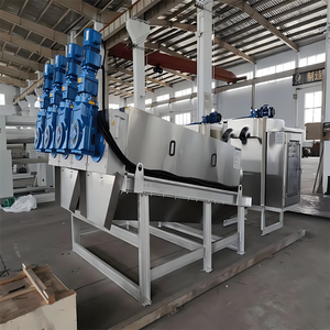 <span class=keywords><strong>Prensa</strong></span> de <span class=keywords><strong>tornillo</strong></span> apilada para tratamiento de lodos, máquina deshidratadora de lodos oleosos, controlada por PLC, 200L/hora, 1 año de garantía - Product Image 6