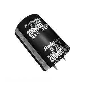 Condensateur original 250MXC470MEFC25X35 470 uF traversant, en aluminium, 470UF 20% 250V SNAP TH - Product Image 1