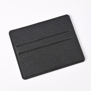 Portefeuille fin en cuir PU, porte-cartes minimaliste multi-emplacements pour hommes et femmes, porte-monnaie portable avec blocage RFID - Product Image 2
