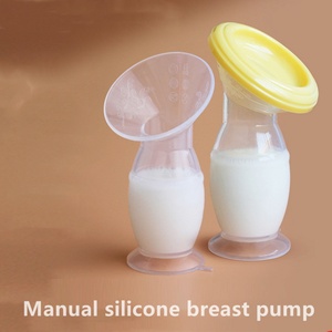 Extractor manual de leche materna, recolector de leche portátil con ventosa, máquina de extracción de leche sin electricidad - Product Image 3