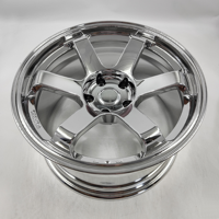 Jantes chromées polies Volk Racing Te37 forgées 5x114.3 5x120 17 18 19 20 21 pouces pour BMW Honda Accord Toyota Jdm