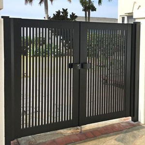 Precio competitivo, puertas <span class=keywords><strong>de</strong></span> cerca eléctricas automáticas <span class=keywords><strong>de</strong></span> <span class=keywords><strong>aluminio</strong></span> <span class=keywords><strong>blanco</strong></span> y negro a la venta - Product Image 2