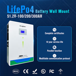 家庭用太陽エネルギー貯蔵電池Techfine Lifepo4 Powerwall 48v 5kw5.12kwhリン酸鉄リチウム電池48v100ahPowerwall - Product Image 2
