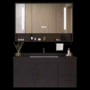 ชุดโต๊ะเครื่องแป้งในห้องน้ำในโรงแรมทันสมัยติดผนังชุดโต๊ะเครื่องแป้งห้องน้ำทันสมัยพร้อมหินอ่อนสีขาว - Product Image 6