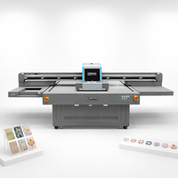 Printer UV Flatbed Digital Ricoh A3 CMYK Putih Varnish Tinta UV untuk Kayu Kaca Logam Akrilik Casing Ponsel Signage