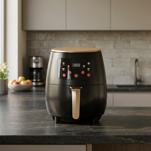 New Design Classic Square Electric <b>Air</b> <b>Fryer</b> 6L Capacity Aluminum Alloy Digital Control Nonstick Coating Energy Saving Household - Product Image 2
