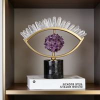 Nordique bureau bureau art créatif Fortune améthyste décoration lumière luxe décoration de la maison accessoires intérieur moderne