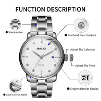 Montre-bracelet STAR RUDDER 6004M à fermoir pliant argenté, montres Rm uniques pour hommes, montres à quartz de luxe résistantes à l'eau pour hommes