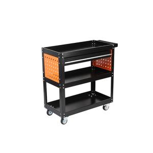 Aochen Automotive Drielaagse Werkplaats Koudgewalst Stalen <span class=keywords><strong>Top</strong></span> Gemonteerd Pegboard Caster Uitgerust Reparatie <span class=keywords><strong>Trolley</strong></span> - Product Image 6