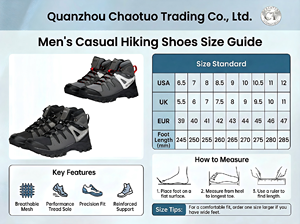 Chaussures de randonnée montantes pour hommes, respirantes et antidérapantes, idéales pour le cyclisme en extérieur, le voyage, le camping et la randonnée tout-terrain - Product Image 6