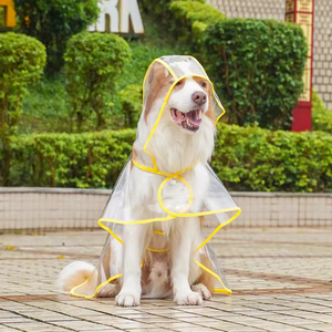 Impermeable Transparente <span class=keywords><strong>para</strong></span> Perros y Gatos Petop, Ajustable, Transpirable y Ligero, <span class=keywords><strong>para</strong></span> Perros Pequeños, Uso en Exteriores - Product Image 3