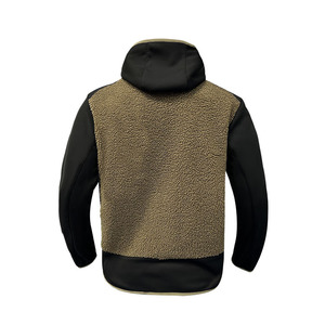 맞춤형 셰르파 양털 재킷 하이브리드 니트 재킷 후드가있는 남성 재킷 - Product Image 3