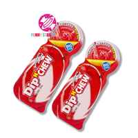 Bonbons gélifiés personnalisés en gros, bâtonnets de bonbons mous, confiture de fruits liquide acidulée, bonbons à mâcher